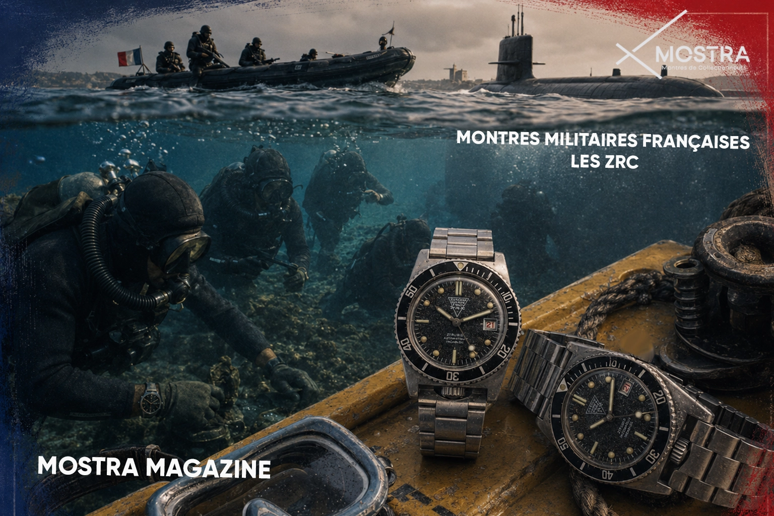 montres militaires zrc marine nationale mostra magazine